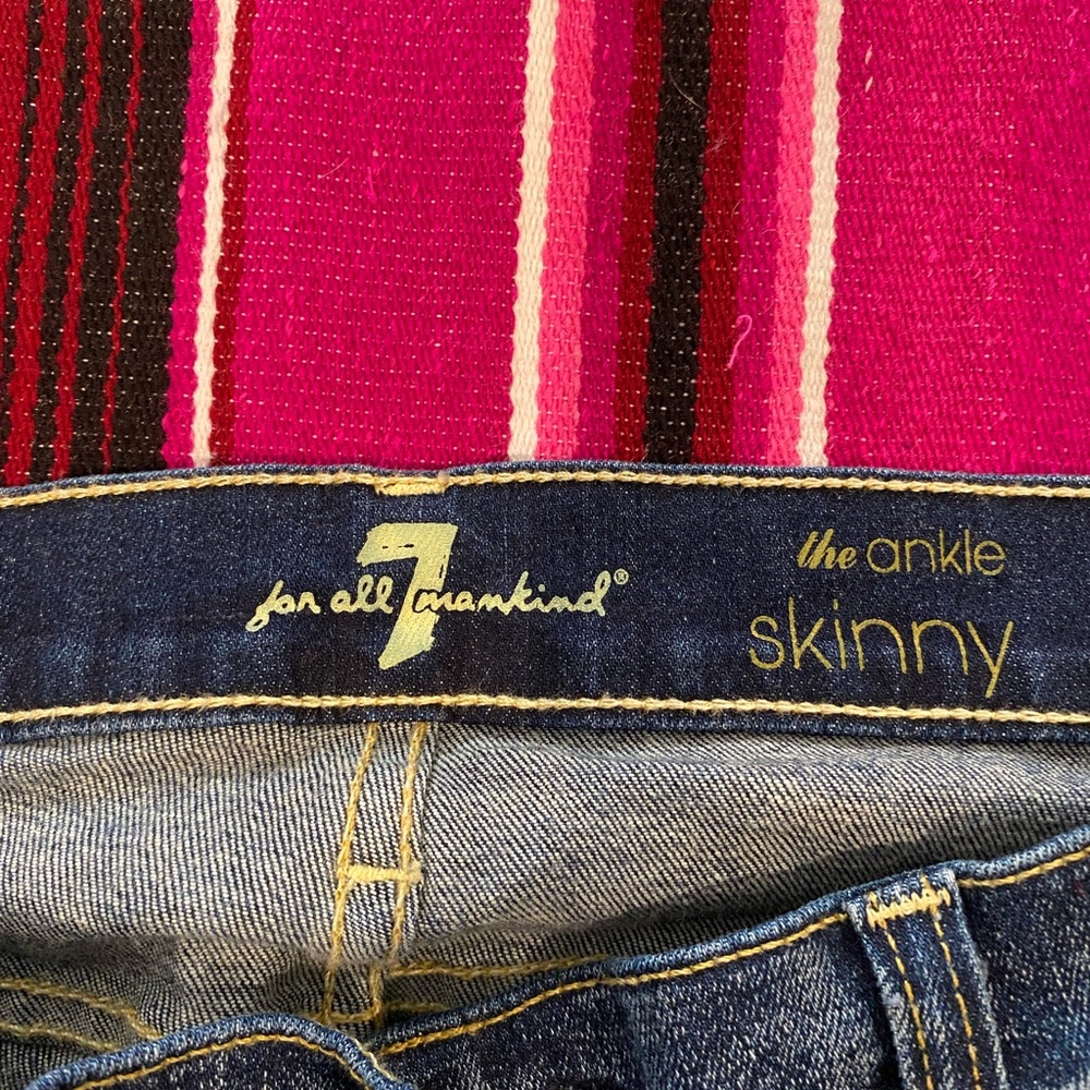 7 For All Mankind Ankle Skinny - Picture 2 of 9